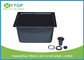 Black Color Laboratory PP Sink for Under Bench Installation 7 mm thickness